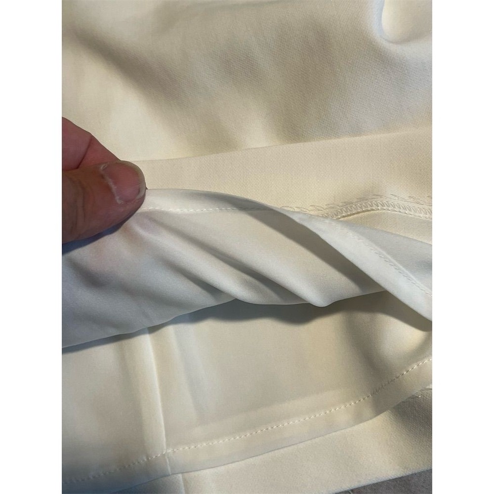 French Connection White Sweetheart Neck Puff Sleeve Dress 0 - Picture 6 of 13